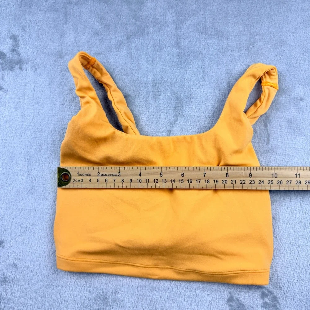 Aerie OFFLINE Real Me Women's XS Strappy Sports Bra Orange